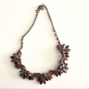 LOFT Floral Cluster Collar Necklace